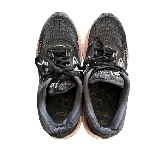 Brooks Glycerin GTS 19 Running Shoes Women Size 11 B Black Pink Sneakers - Picture 4 of 7